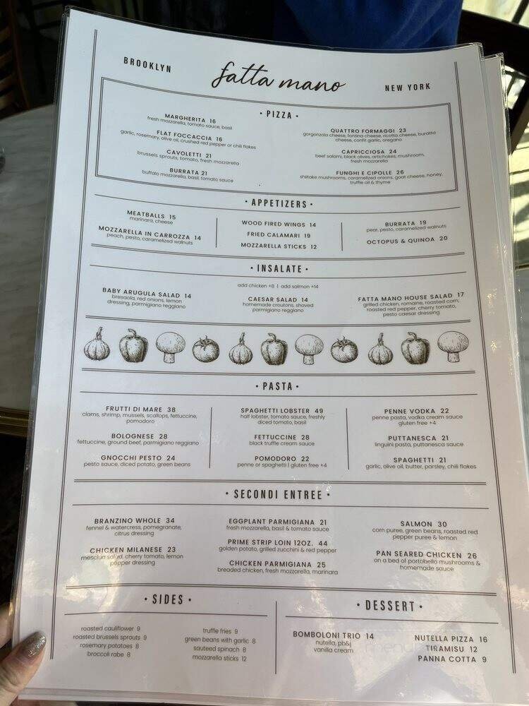 Menu page 1