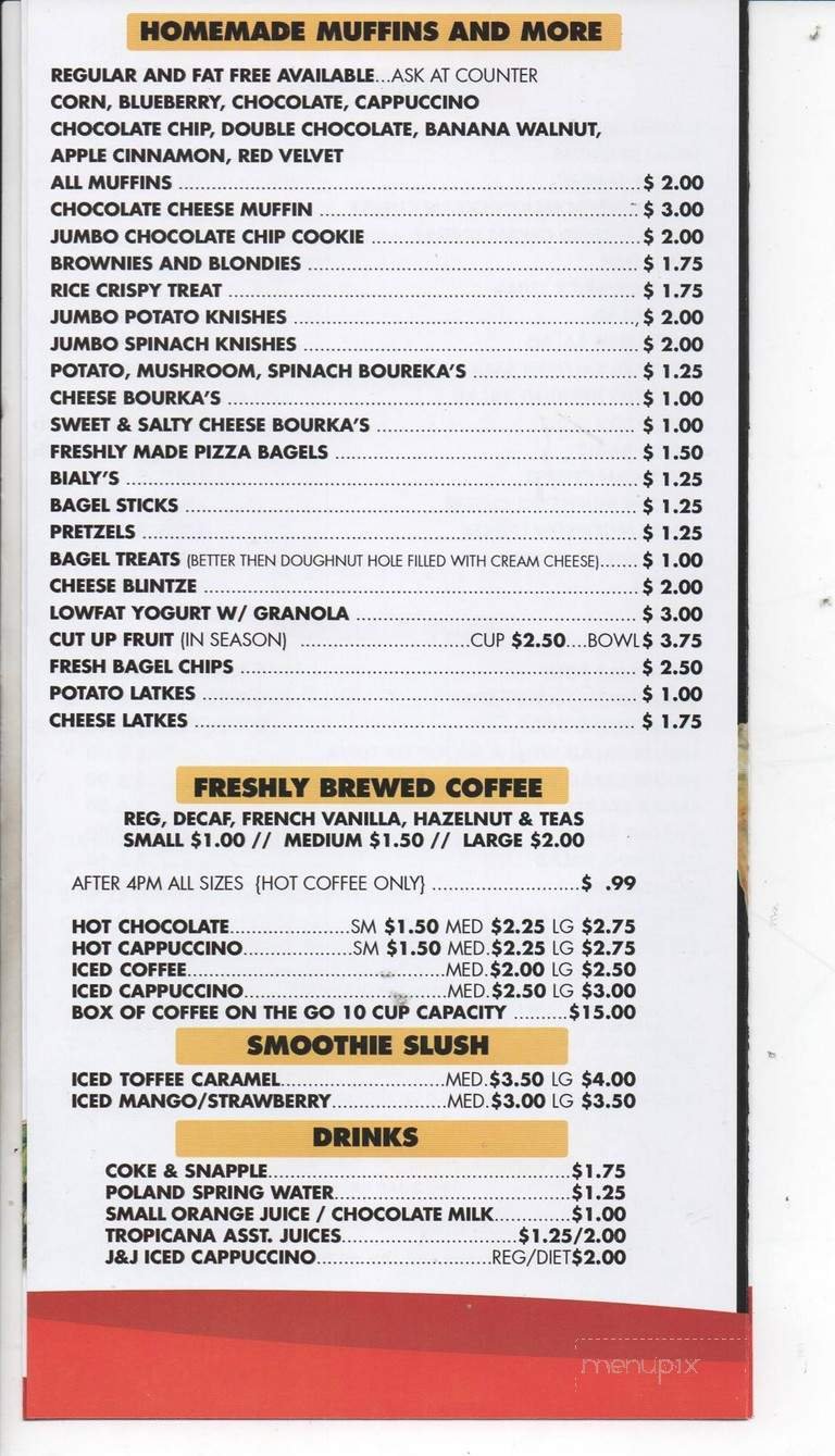 Menu page 1
