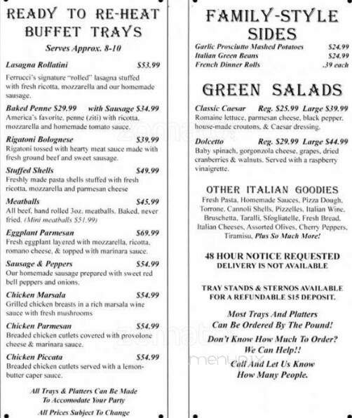 Menu page 1
