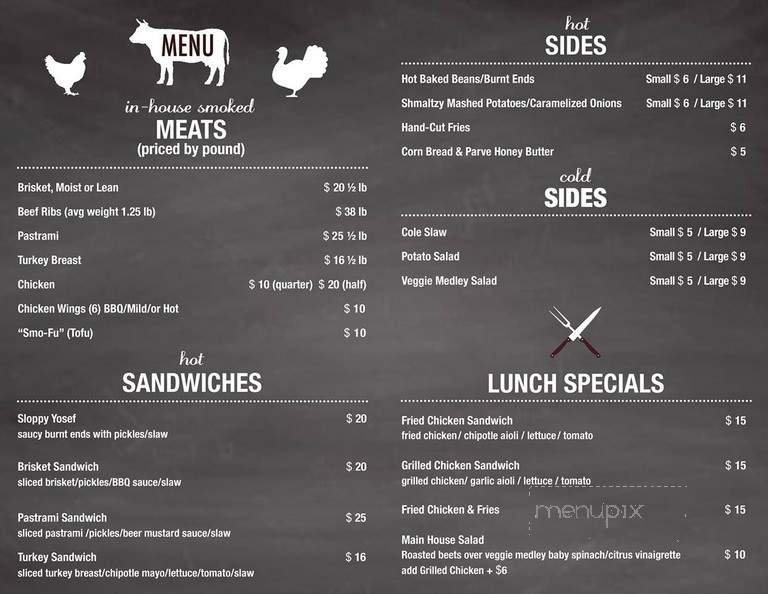 Menu page 1