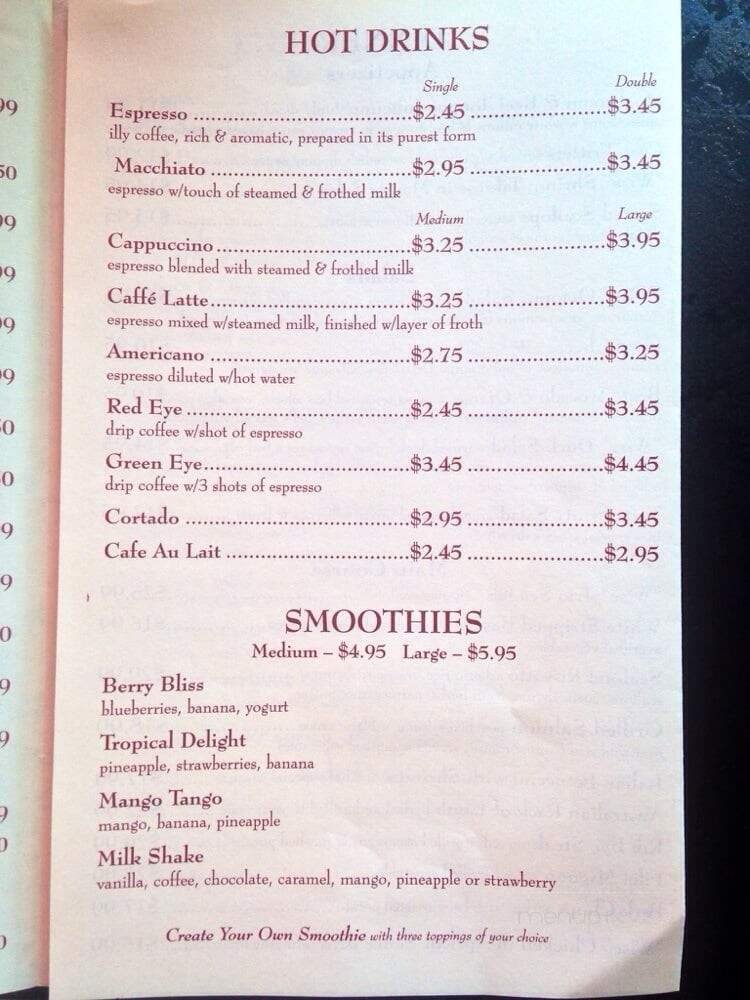 Menu page 2