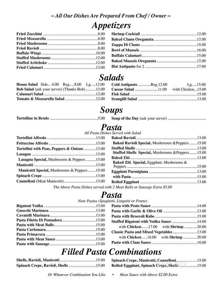 Menu page 2