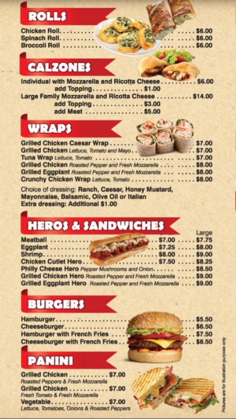 Menu page 2