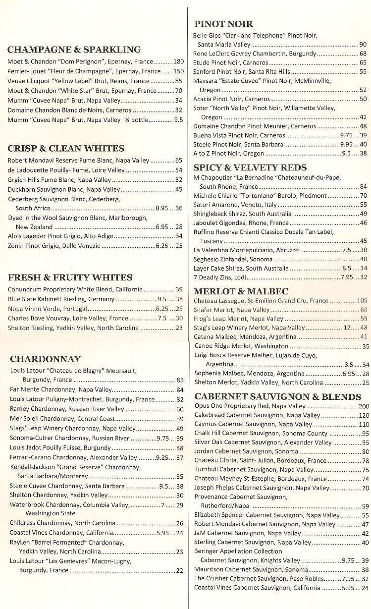 Menu page 2