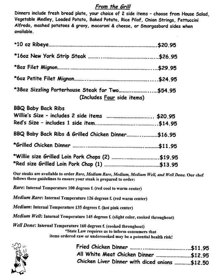 Menu page 2