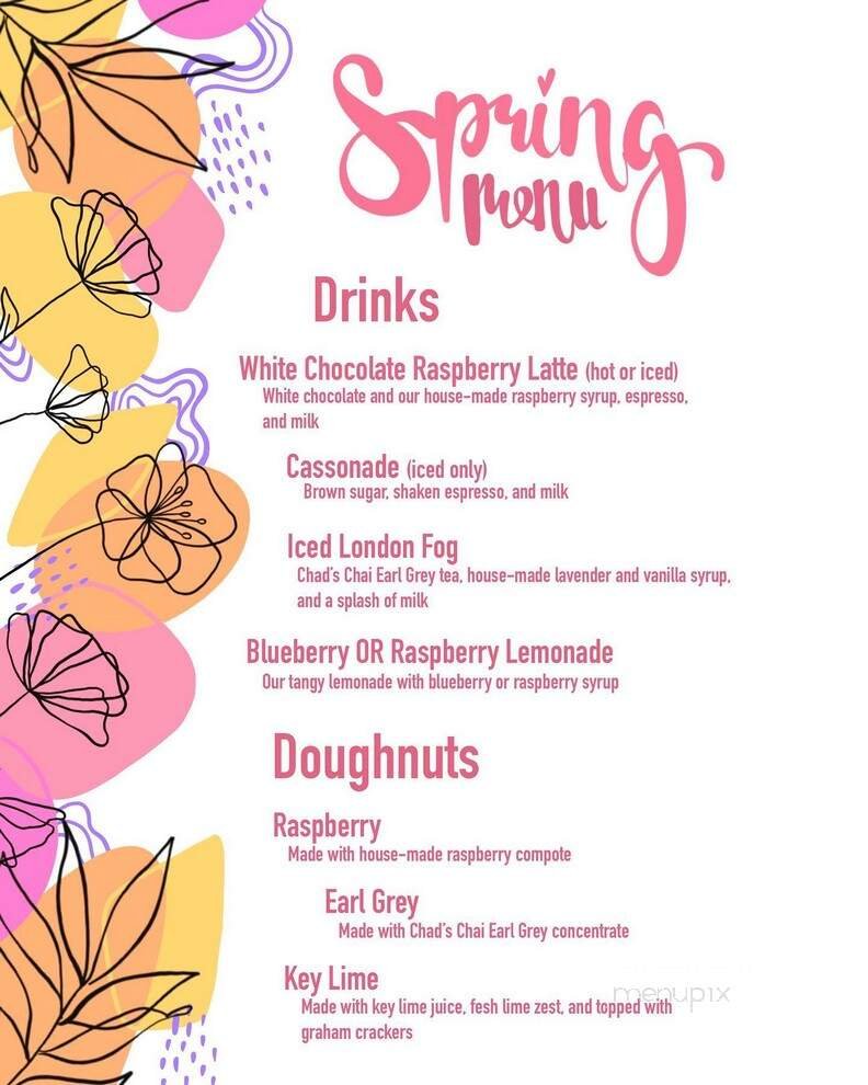 Menu page 1