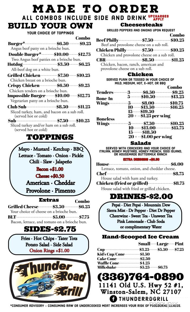Menu page 2