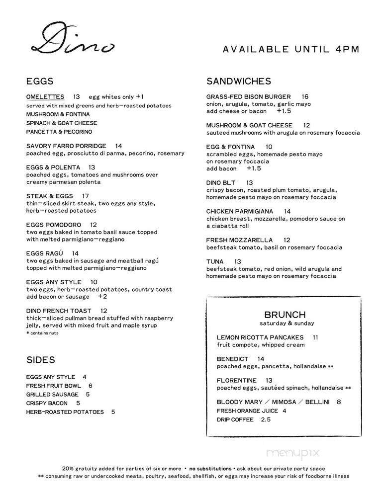 Menu page 2