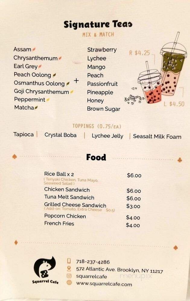 Menu page 2