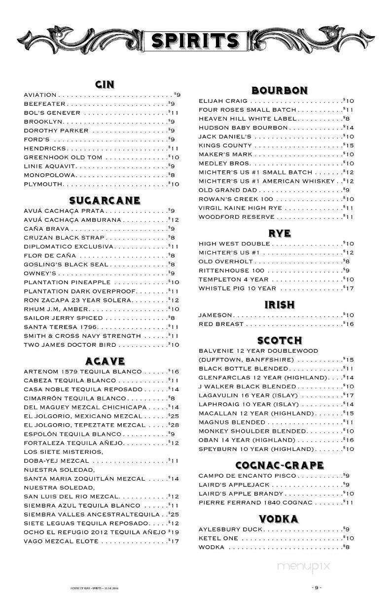 Menu page 2