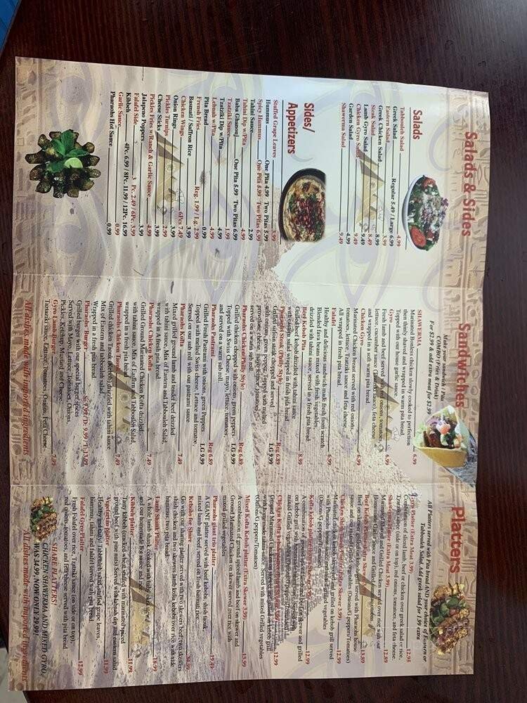 Menu page 2