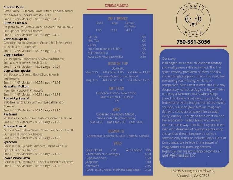 Menu page 2