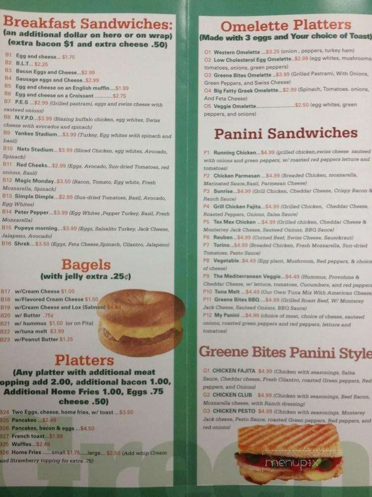 Menu page 2