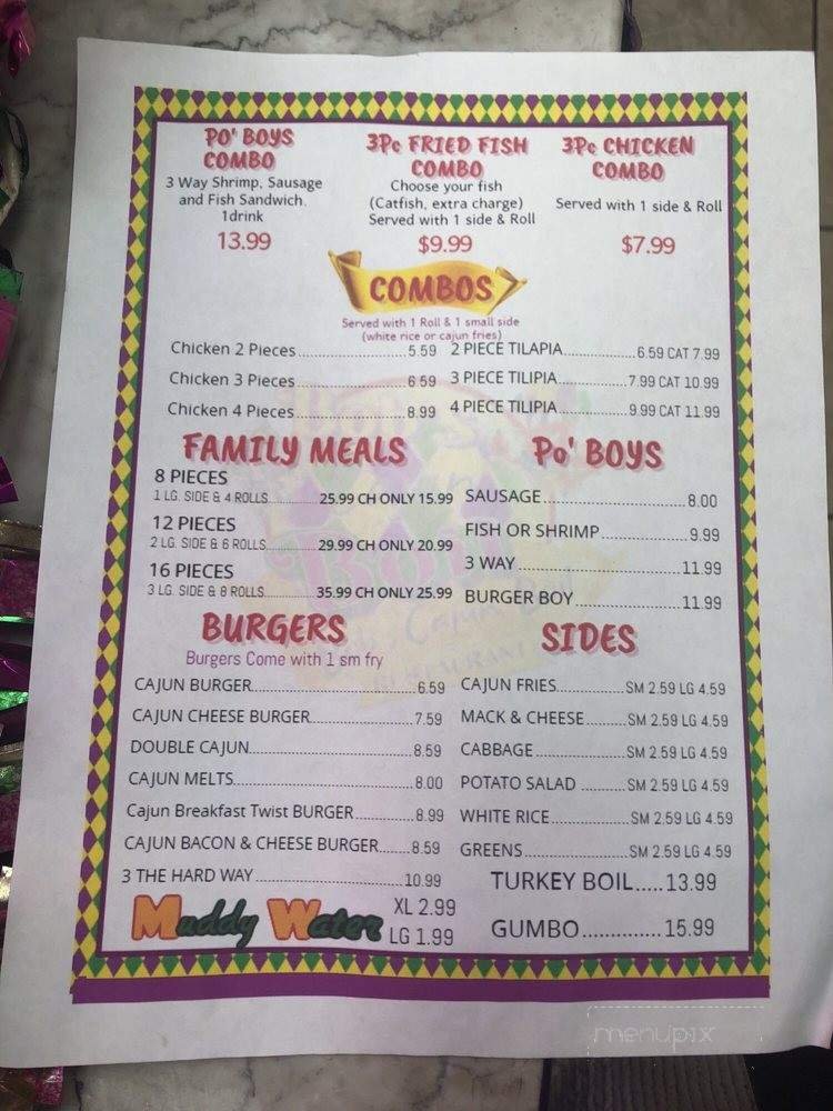 Menu page 2