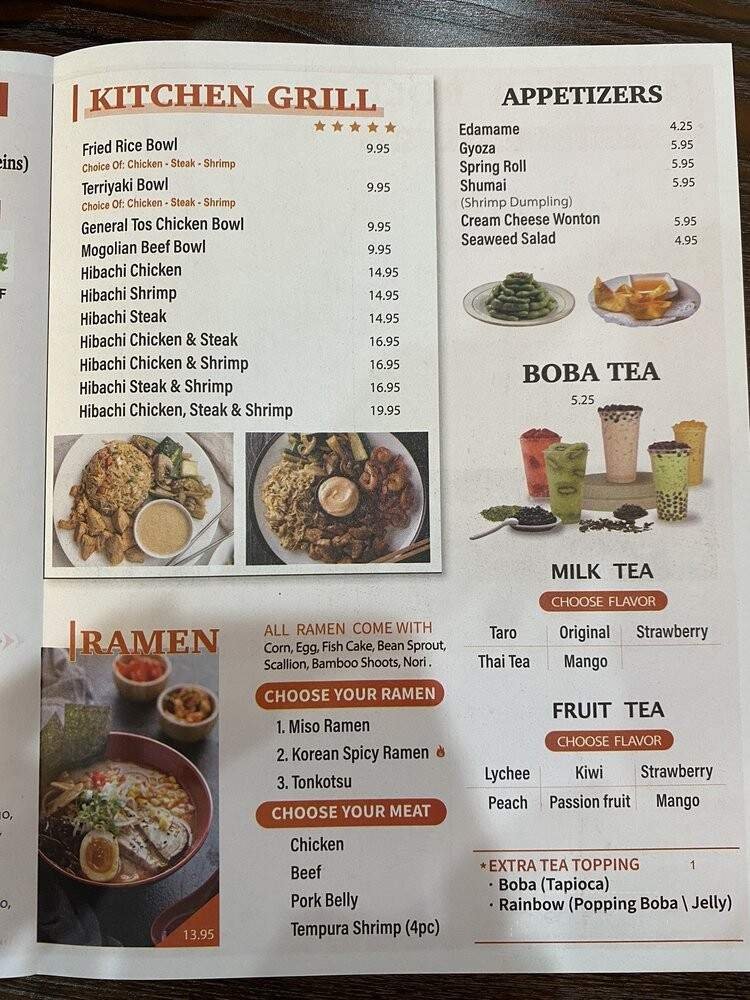 Menu page 2