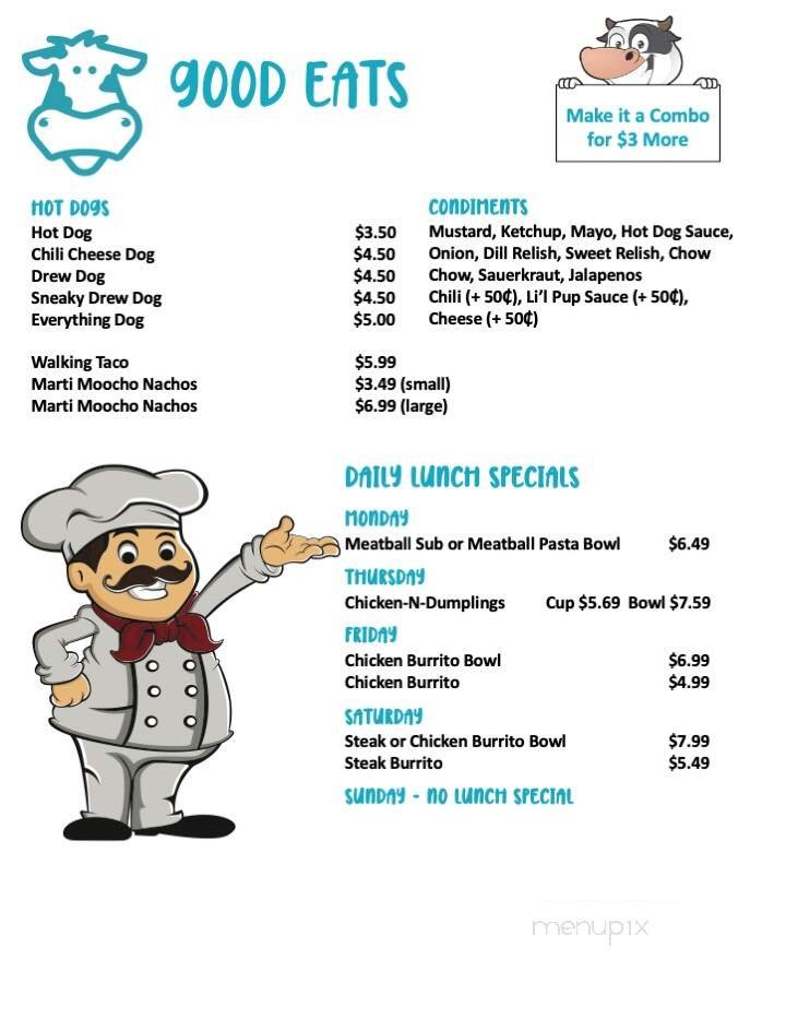 Menu page 6