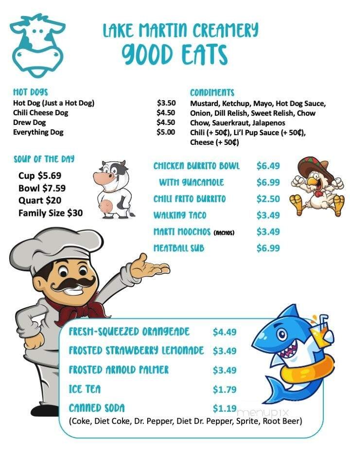 Menu page 7