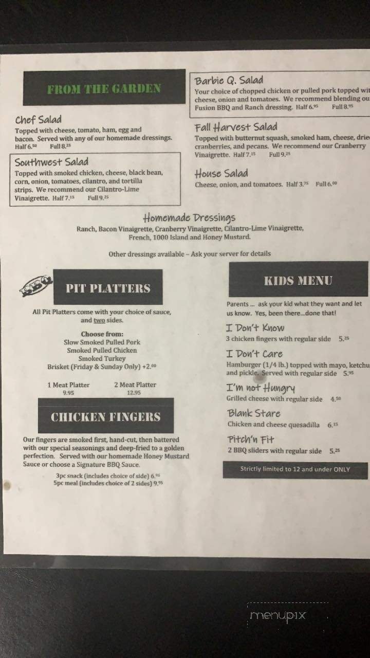 Menu page 3