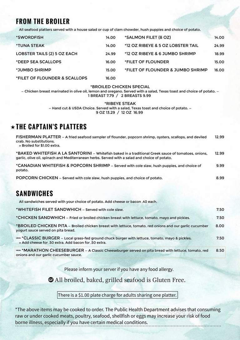 Menu page 2
