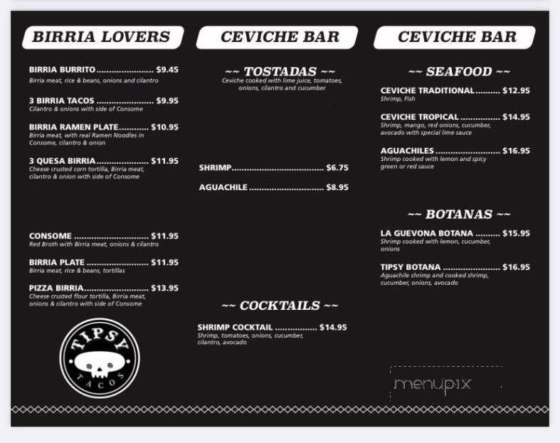 Menu page 2