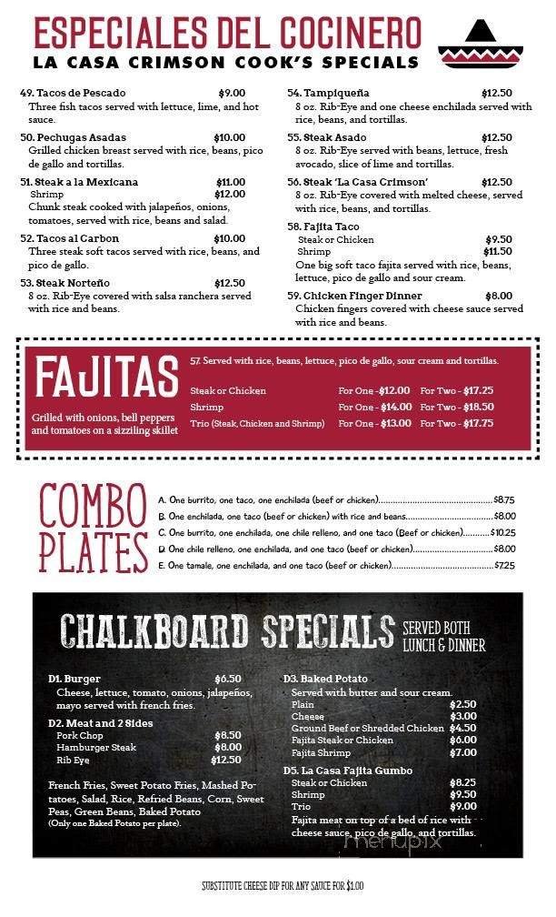 Menu page 2