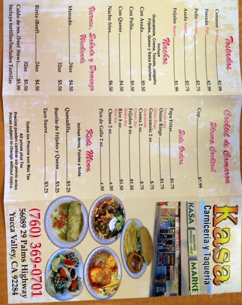 Menu page 2