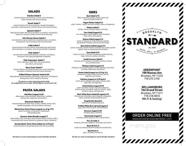 Menu page 2