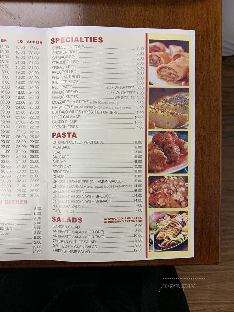 Menu page 2