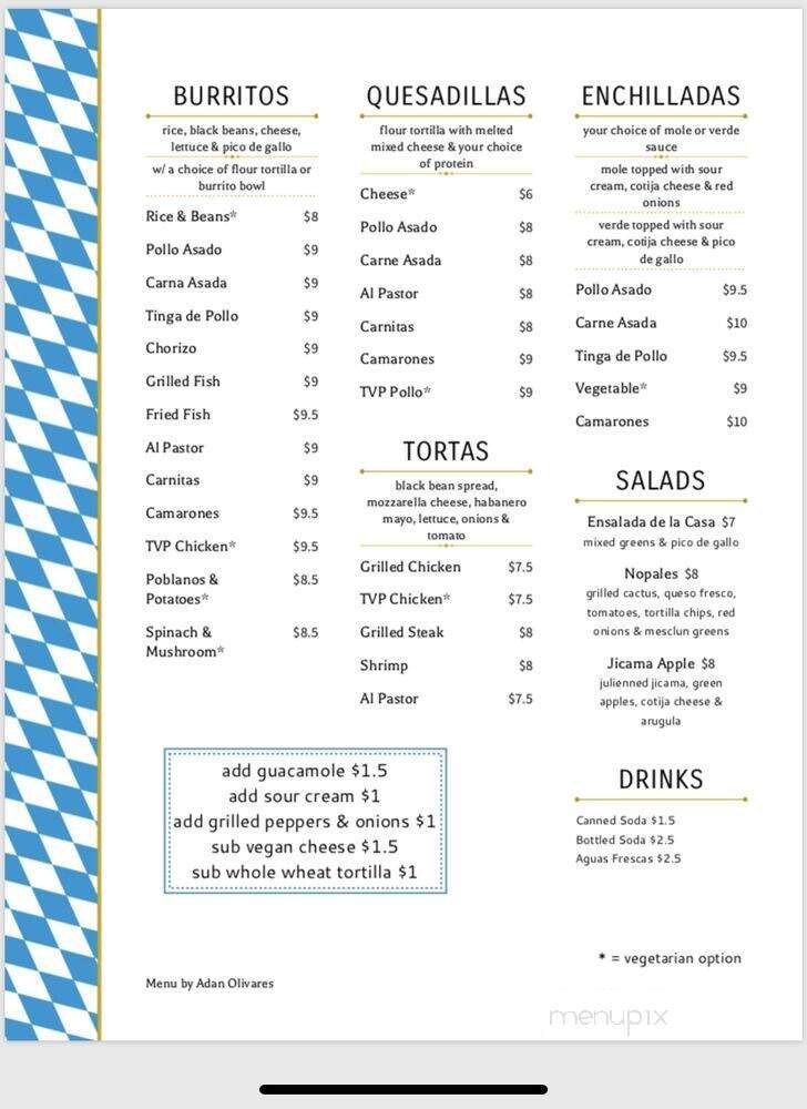 Menu page 2
