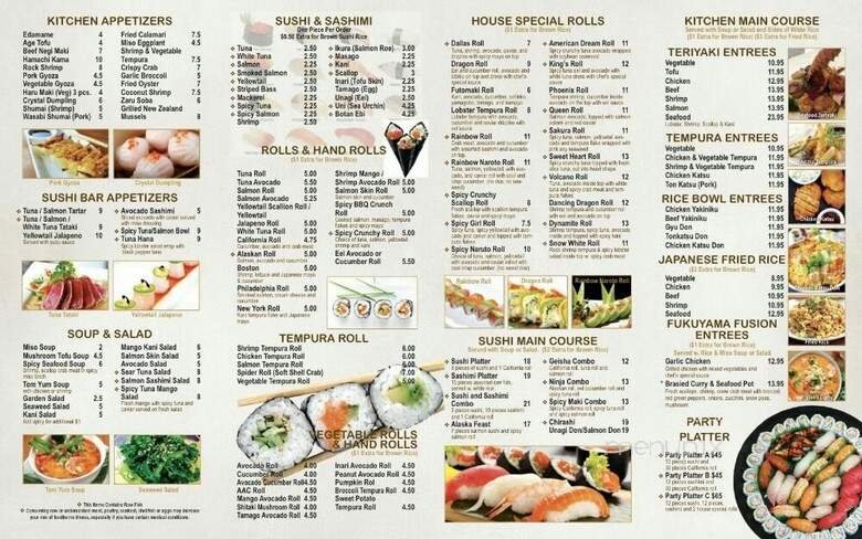 Menu page 2