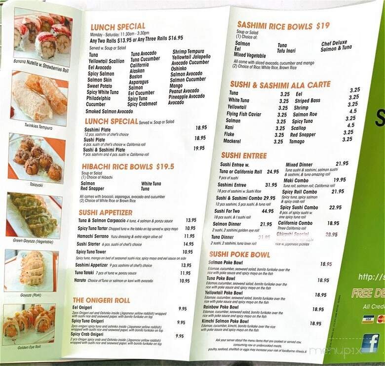 Menu page 2