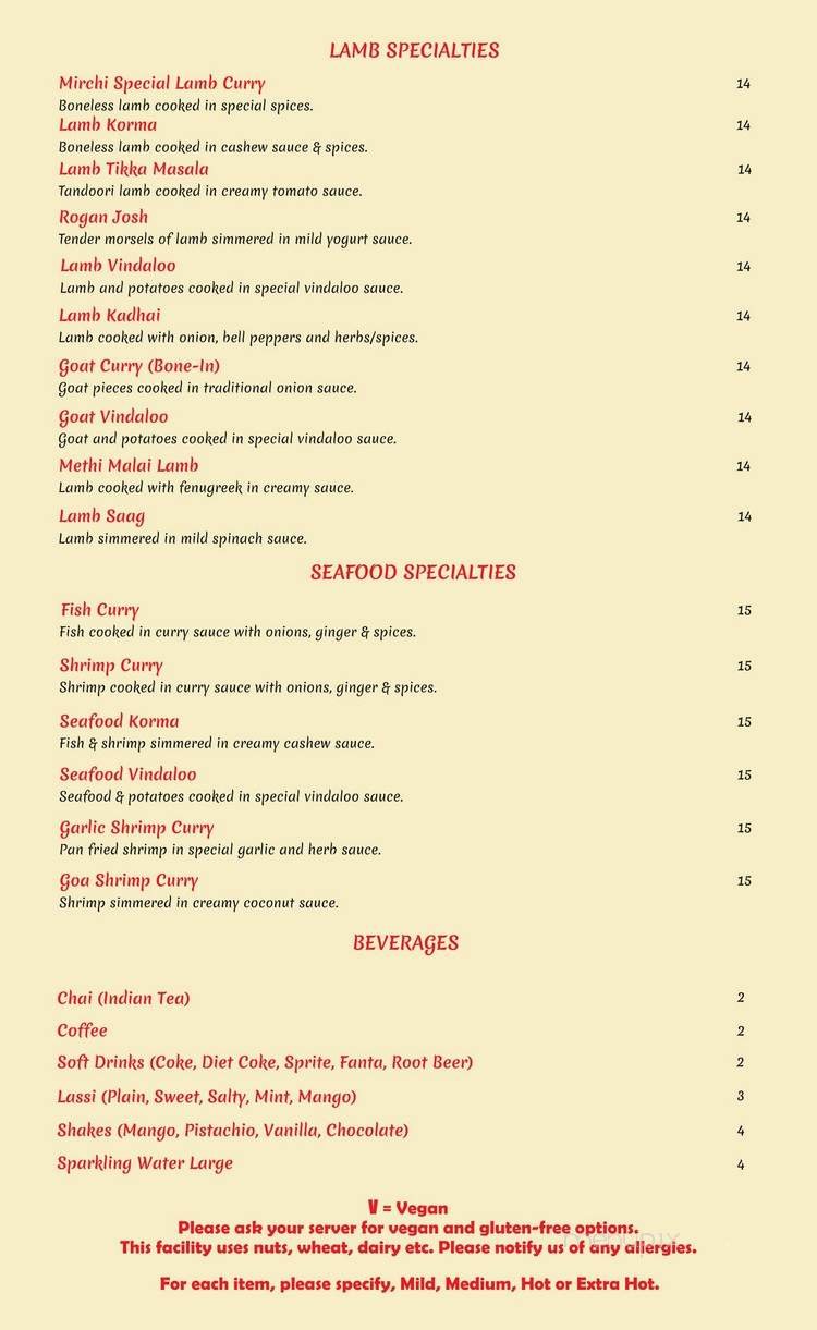 Menu page 5