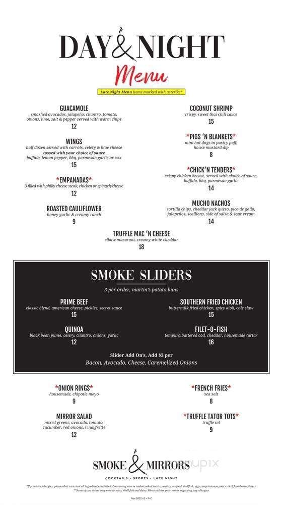 Menu page 1