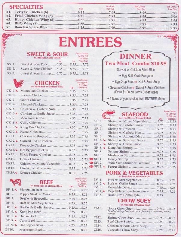 Menu page 5