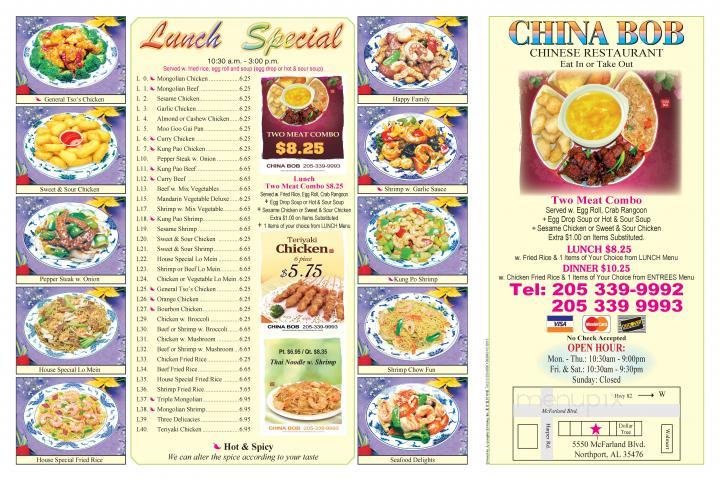Menu page 6