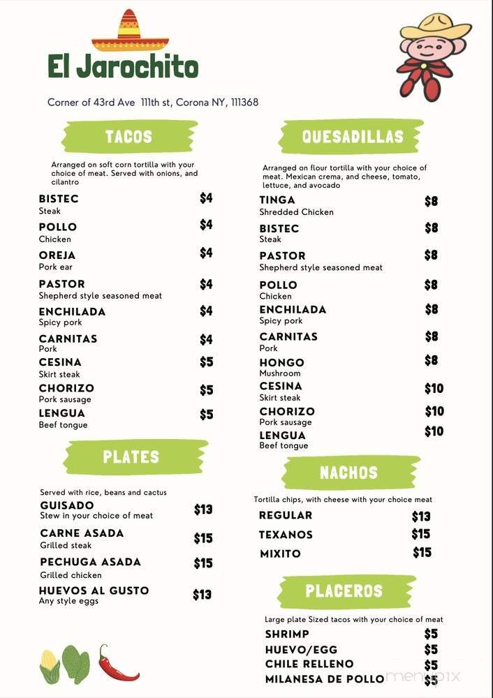 Menu page 2