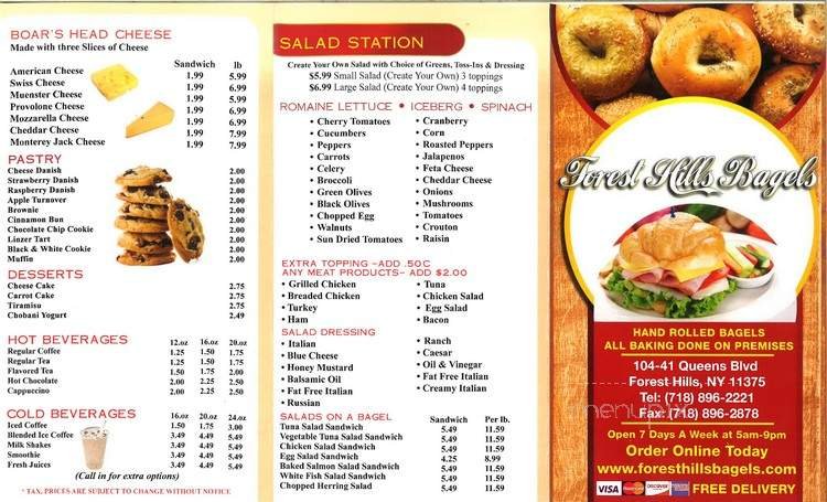 Menu page 1