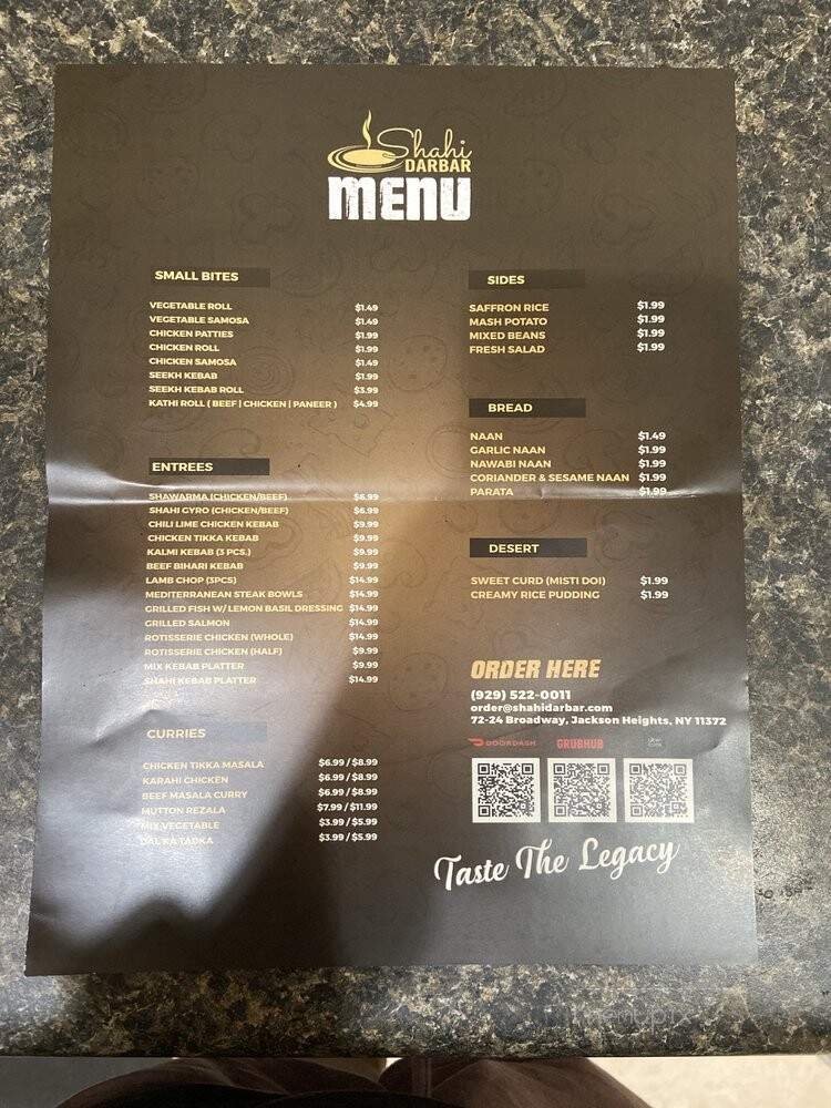 Menu page 2