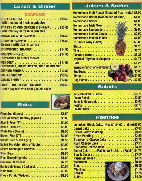 Menu page 2