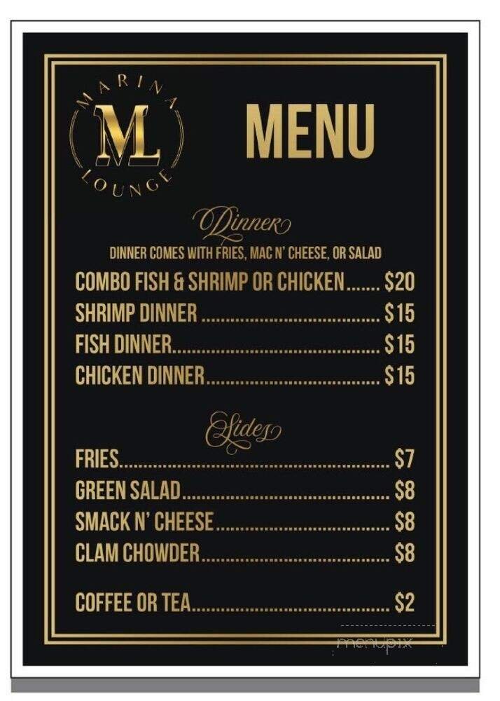 Menu page 1