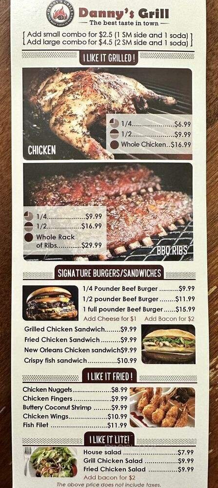 Menu page 2