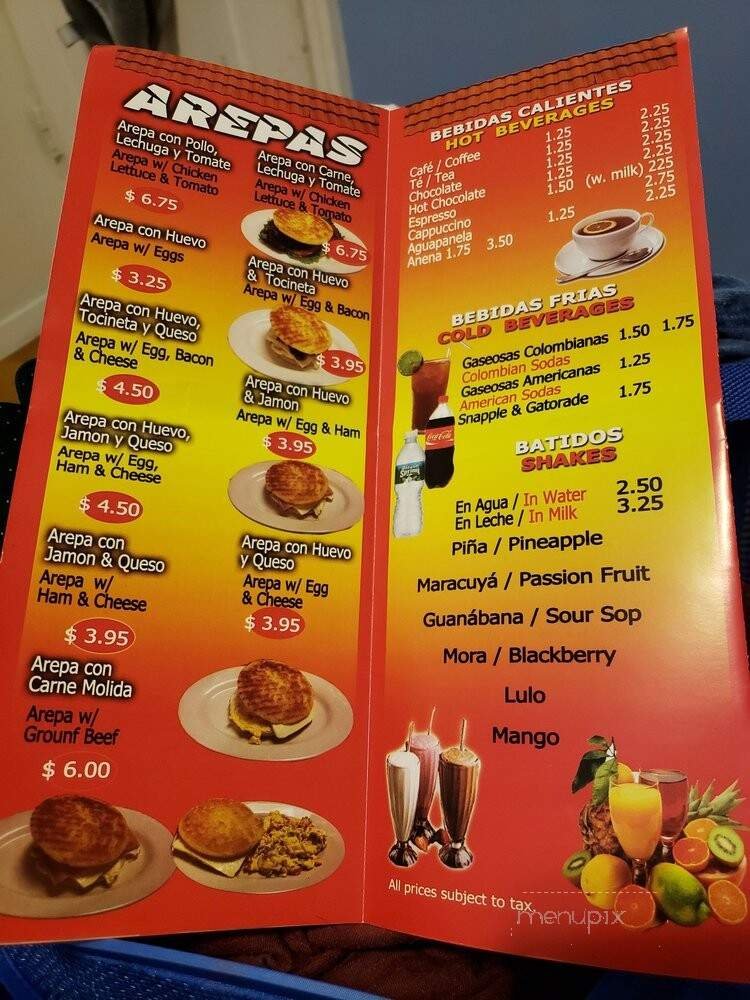 Menu page 2