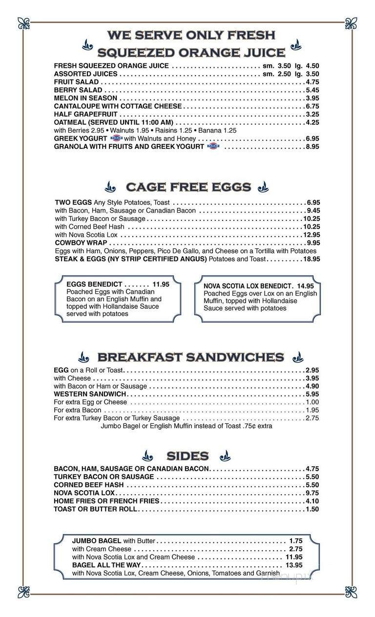 Menu page 1