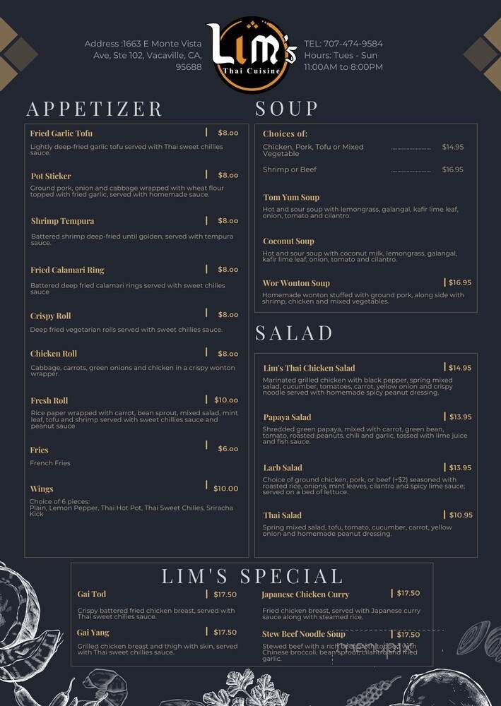 Menu page 2