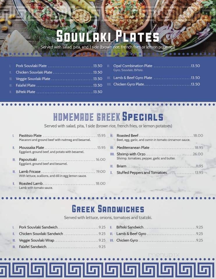 Menu page 2
