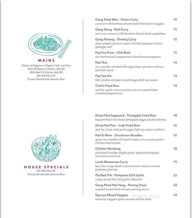 Menu page 1