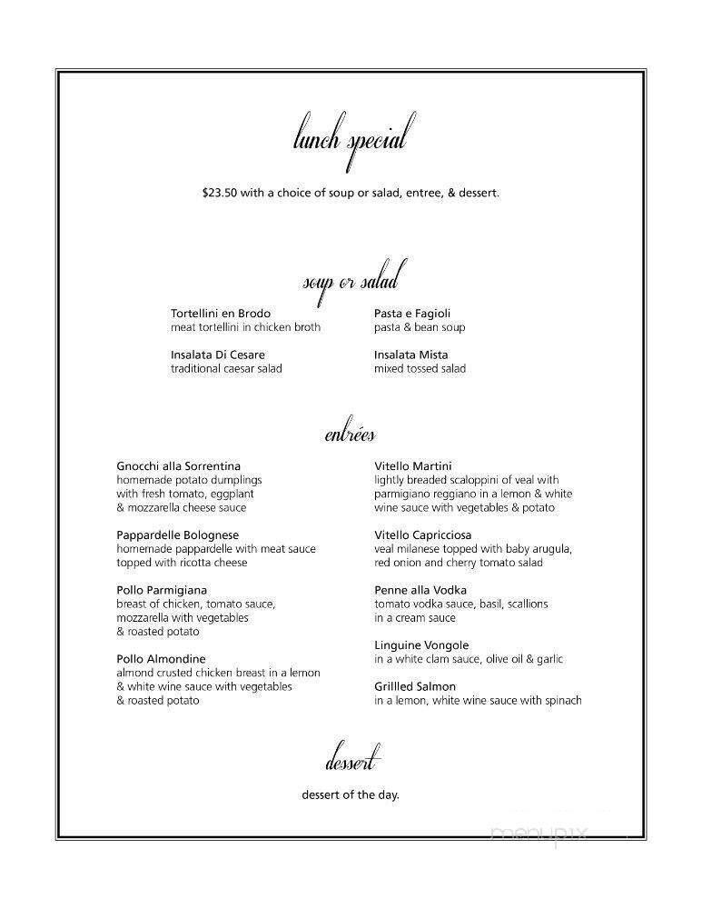 Menu page 1