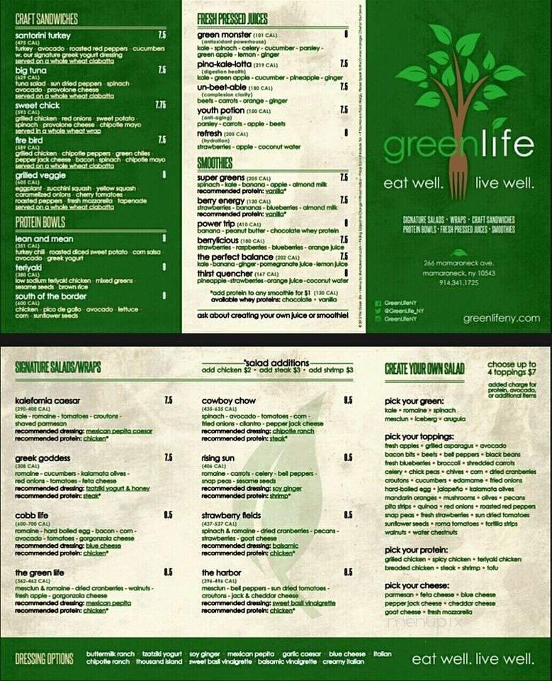 Menu page 2