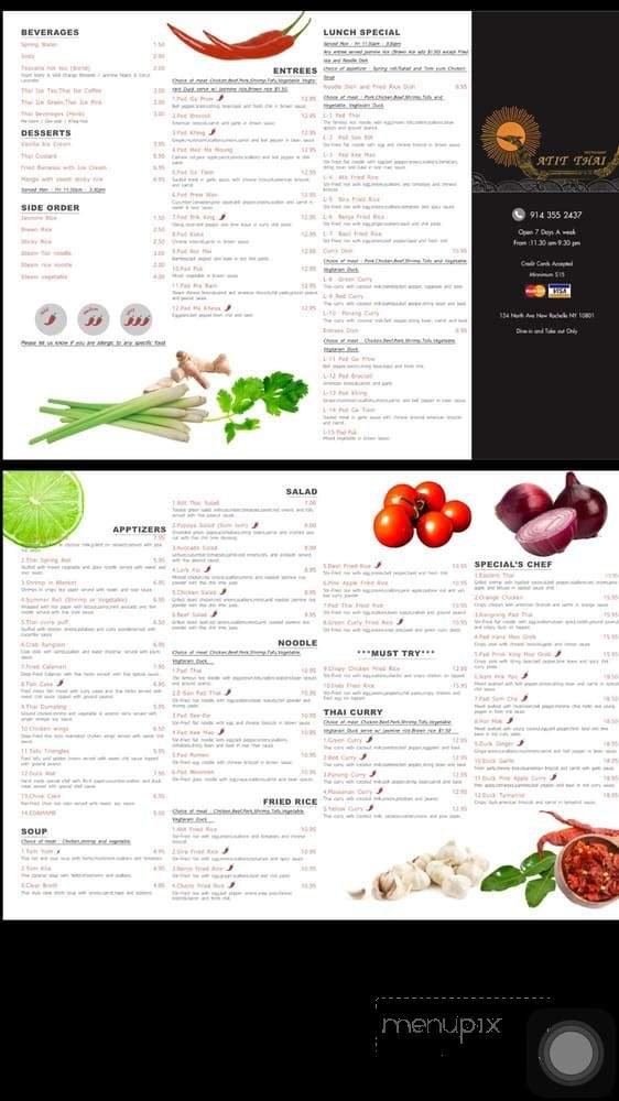 Menu page 1