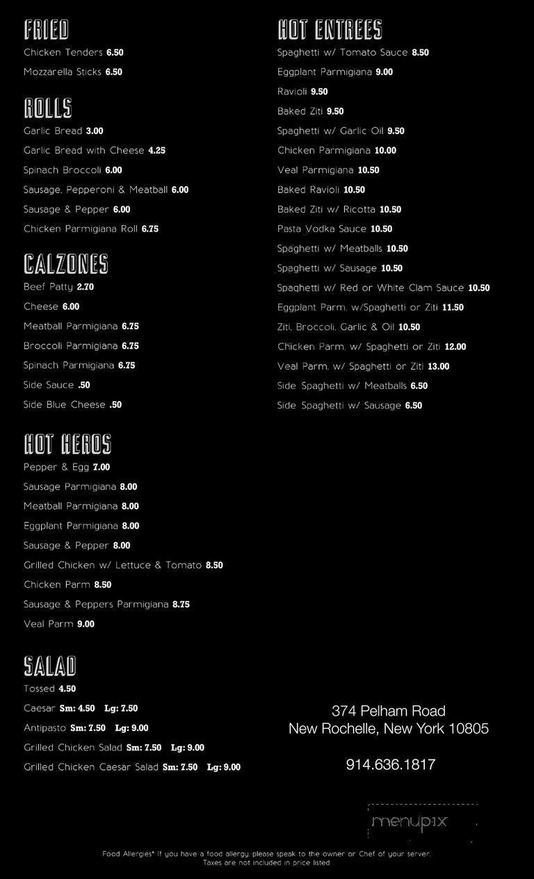Menu page 2